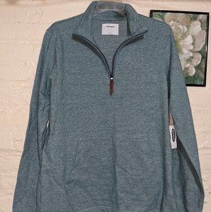 Men quarter zipper sweater size S